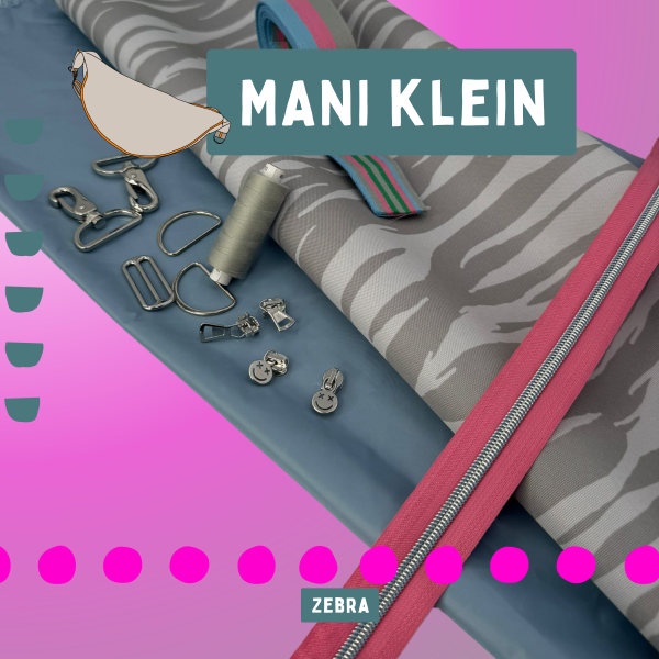 Materialpaket Zebra "Mani"Two klein